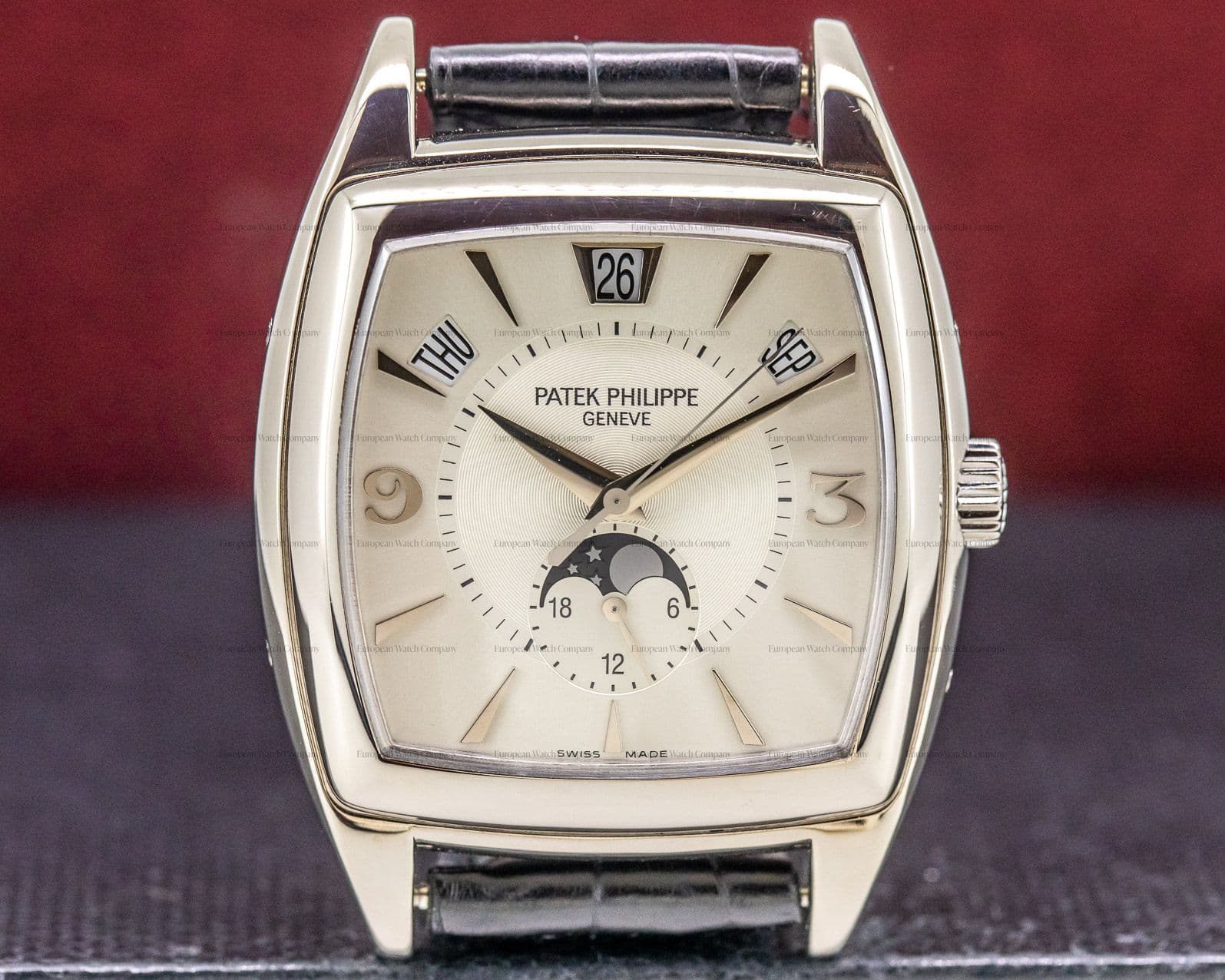 Patek Philippe Gondolo Calendario 18K White Gold Silver Dial