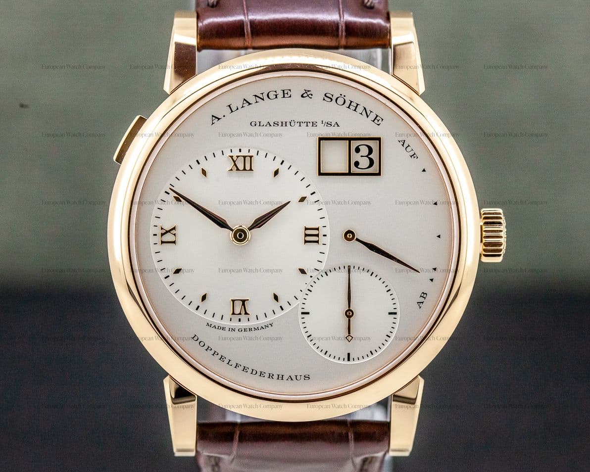 A. Lange and Sohne Lange 1 18K Rose Gold / Deployant NEW MOVEMENT