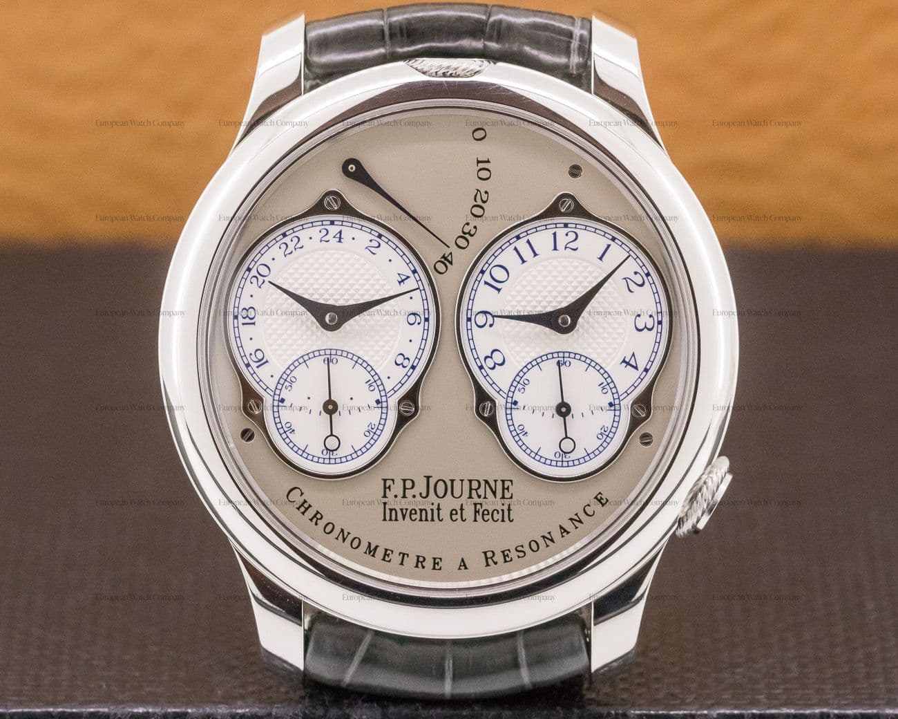 F. P. Journe Chronometre Resonance Platinum Silver Dial 40MM FINAL EDITION