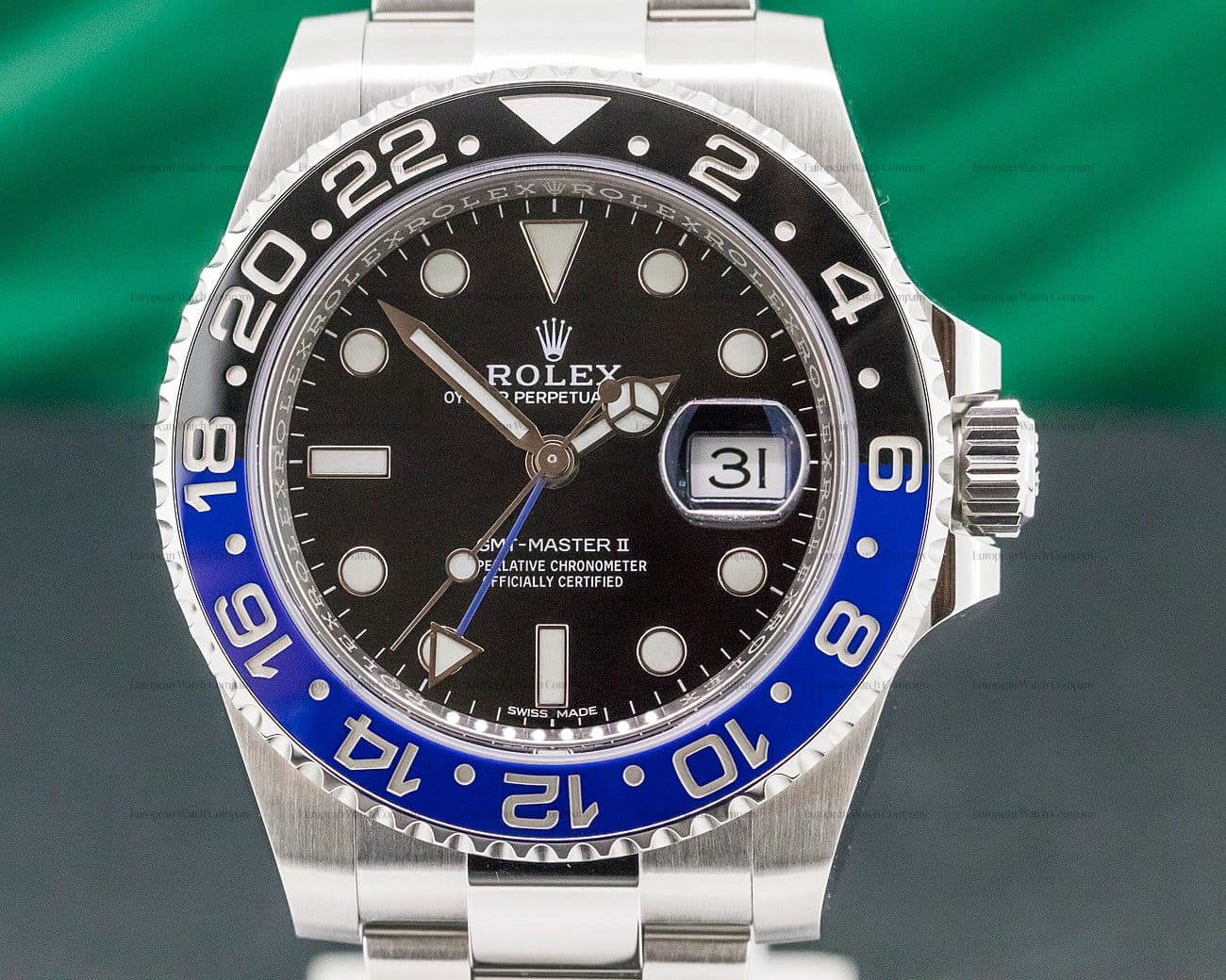 Rolex GMT Master II Ceramic Black & Blue "Batman" SS 2019