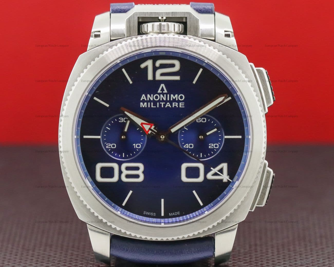 Anonimo Militare Chrono Blue Dial SS