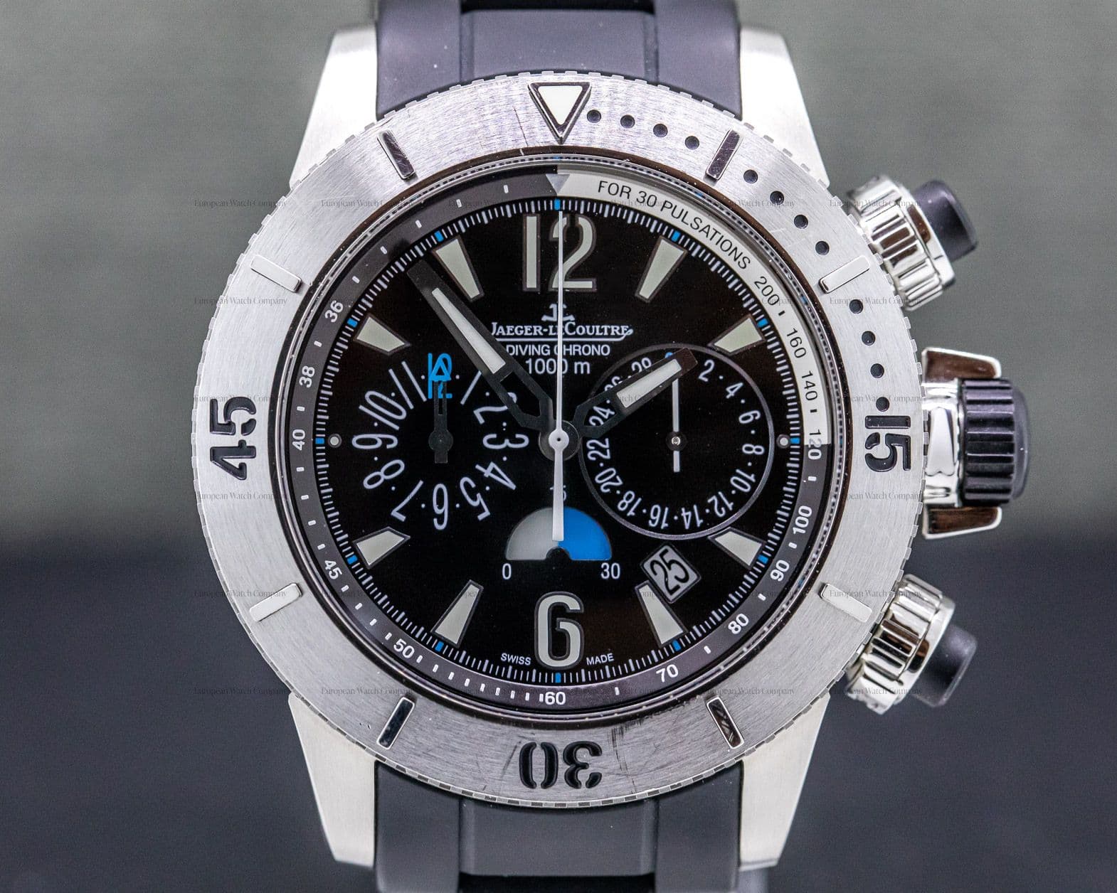 Jaeger-LeCoultre Master Compressor Diving Chronograph Titanium/ Rubber Bracelet