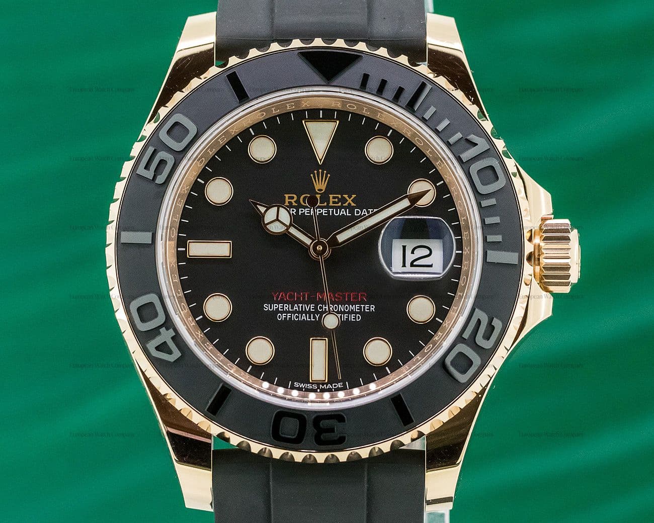 Rolex Yacht Master 18K Rose Gold / Rubber