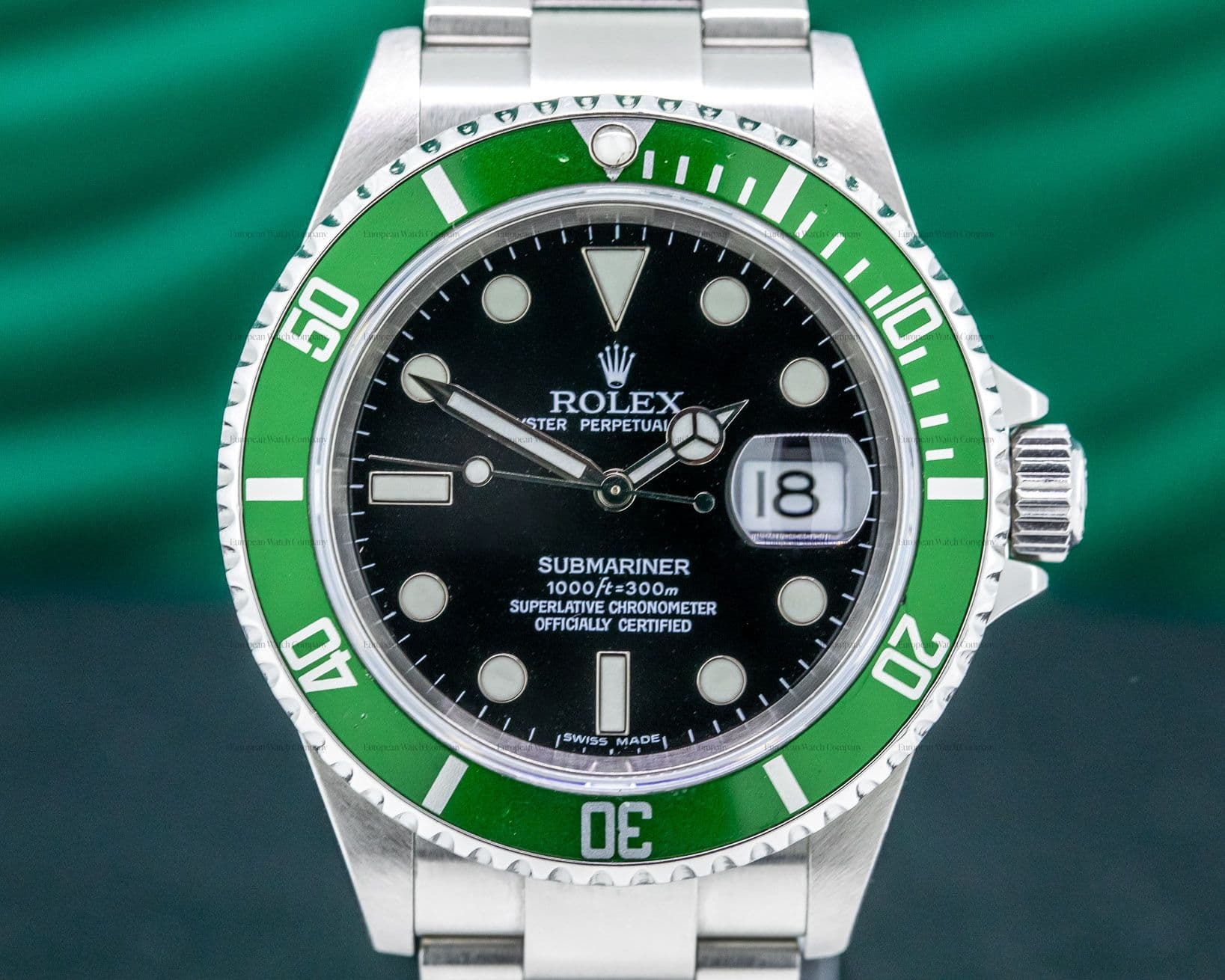 Rolex Submariner 50th Anniversary SS Green Bezel
