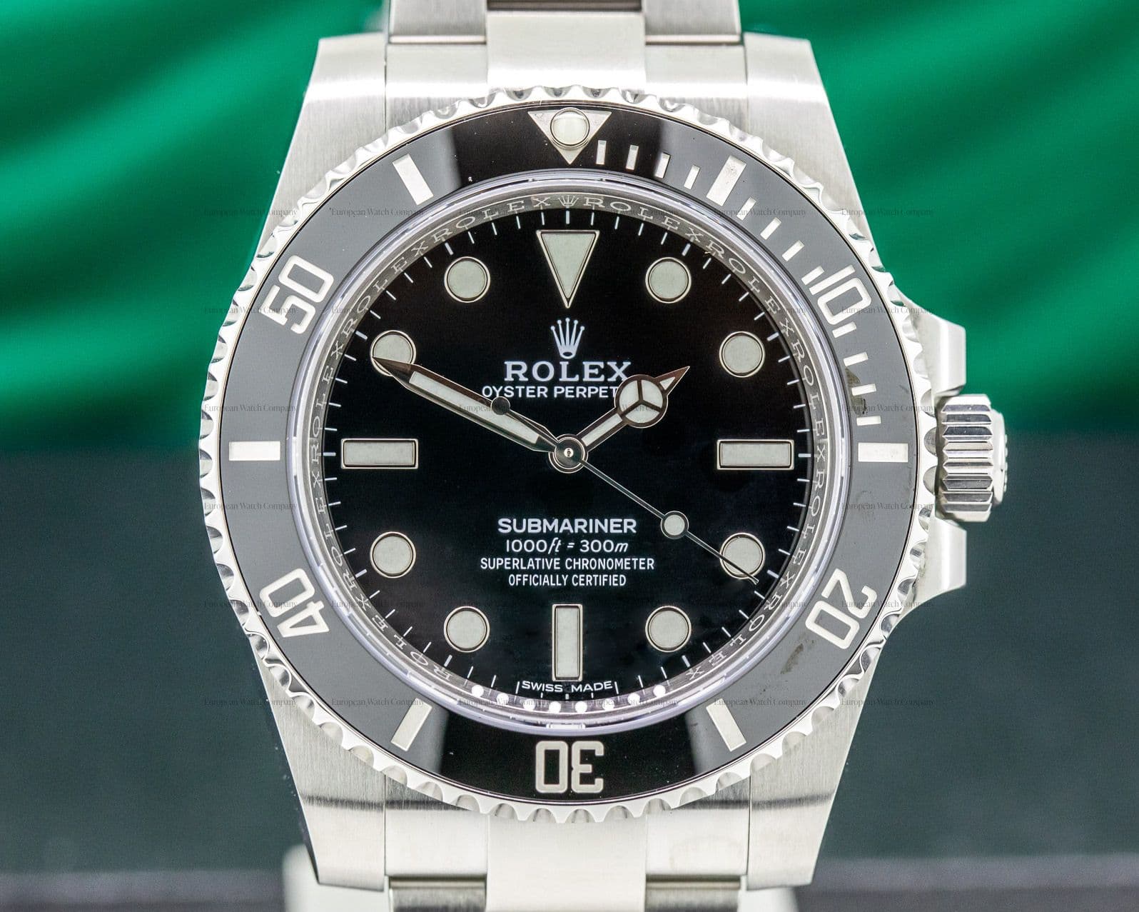 Rolex Submariner No Date Ceramic Bezel SS