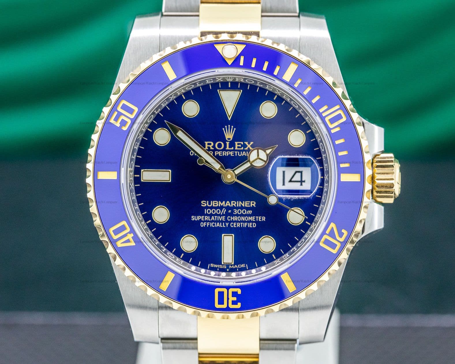 Rolex Submariner Ceramic Blue Dial 18K / SS 2019
