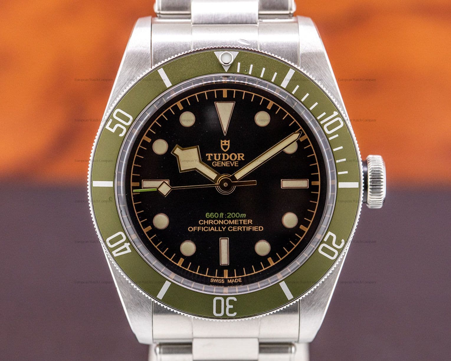Tudor Tudor Heritage 79230G Black Bay Harrods Green SS / SS UNWORN
