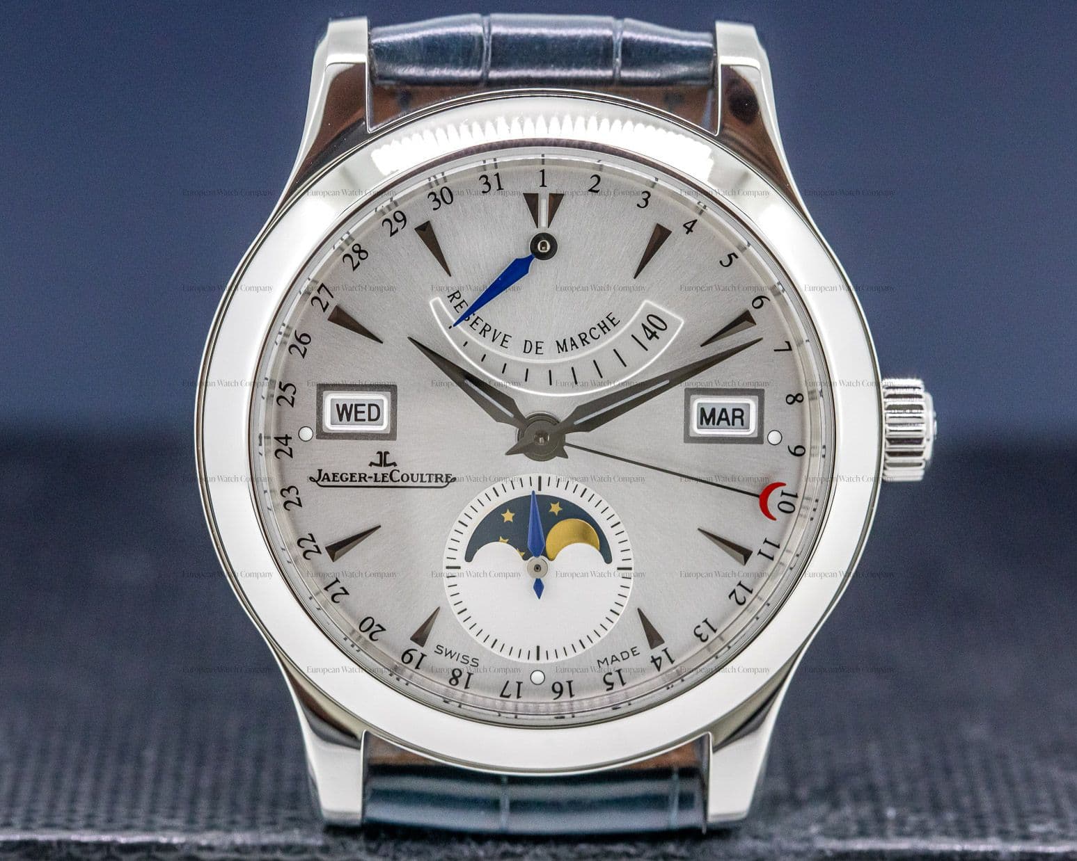 Jaeger LeCoultre Master Calendar SS Silver Dial