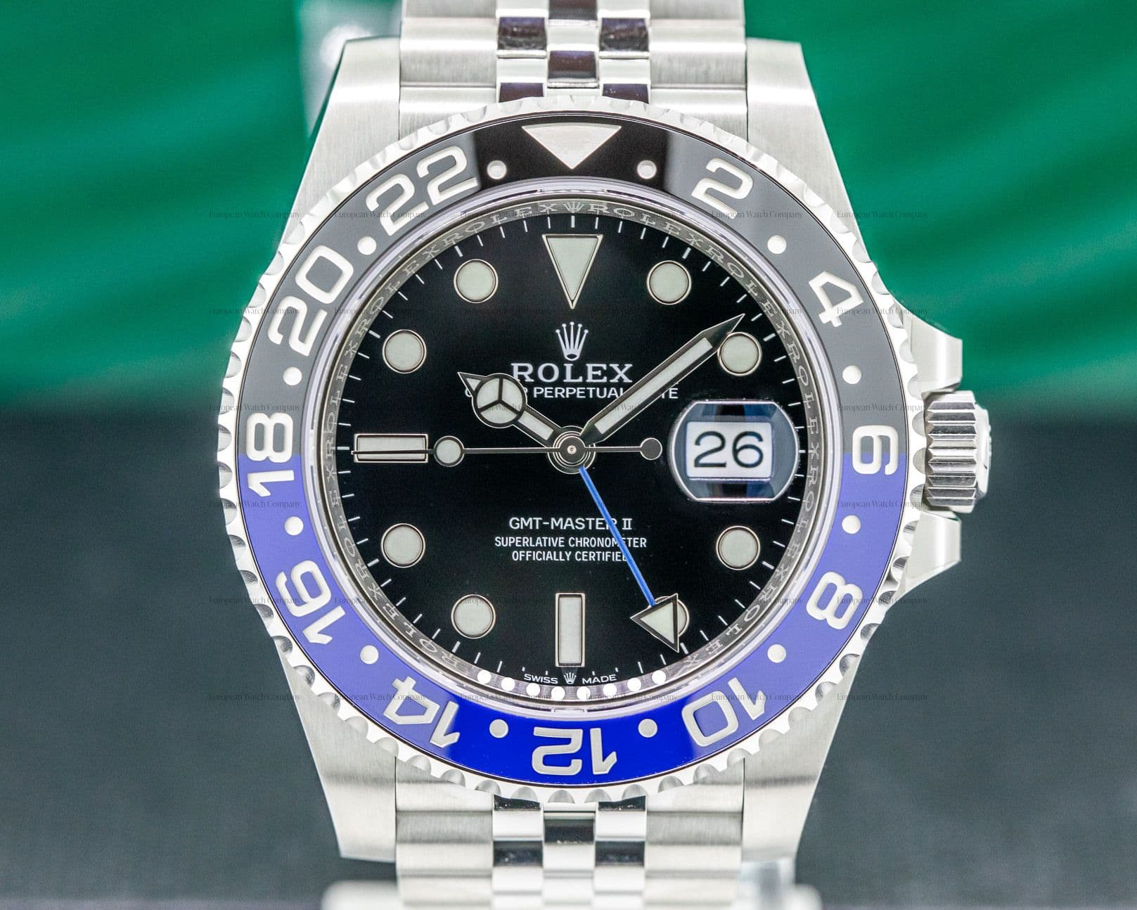 Rolex GMT Master II Ceramic "Batman" SS / Jubilee UNWORN