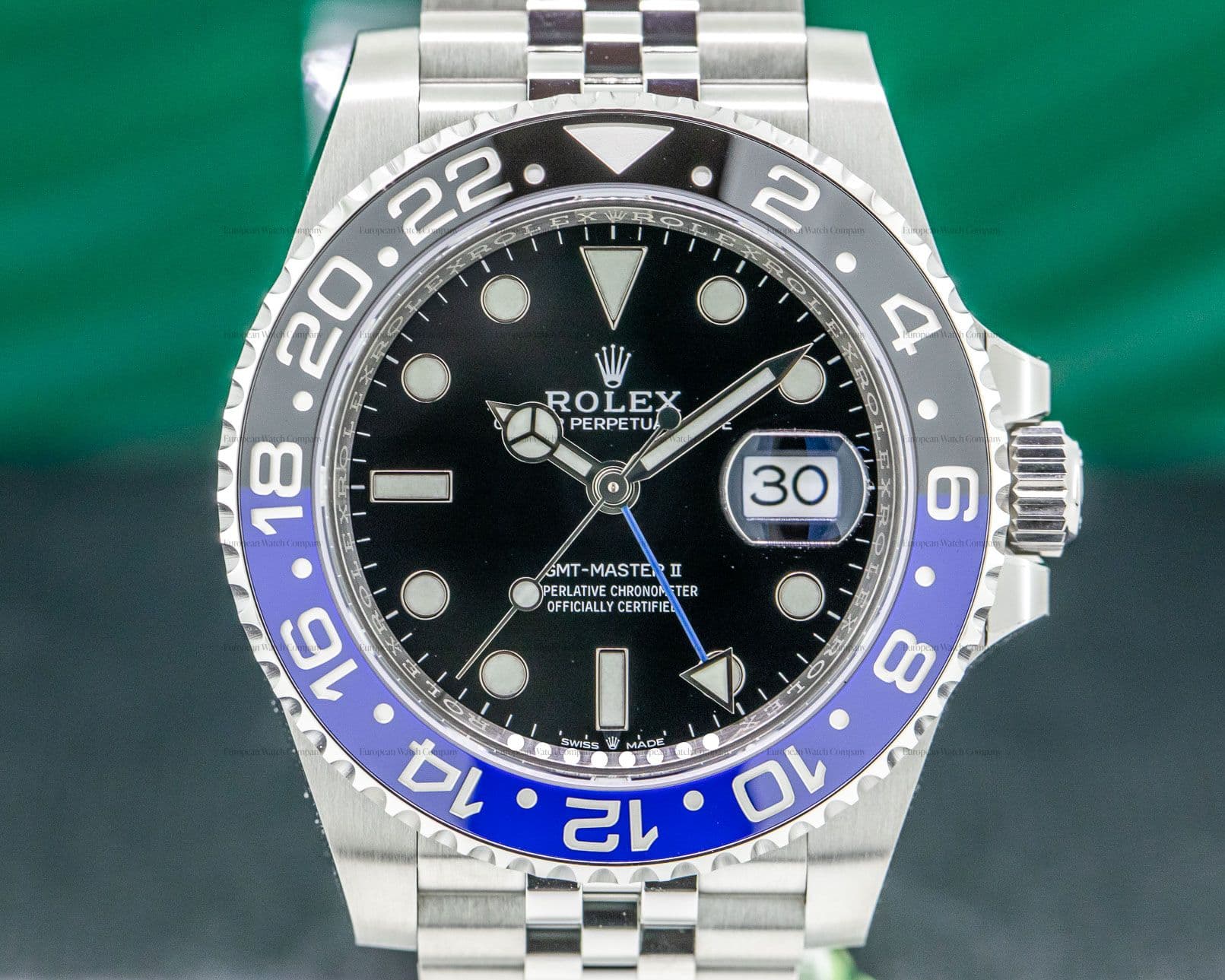 Rolex GMT Master II Ceramic "Batman" SS / Jubilee UNWORN
