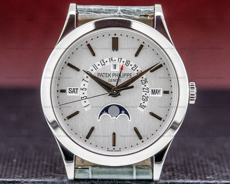 Patek Philippe Retrograde Perpetual Calendar Platinum Silver Dial