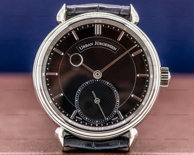 Urban Jürgensen 1140 Black Dial 18k White Gold