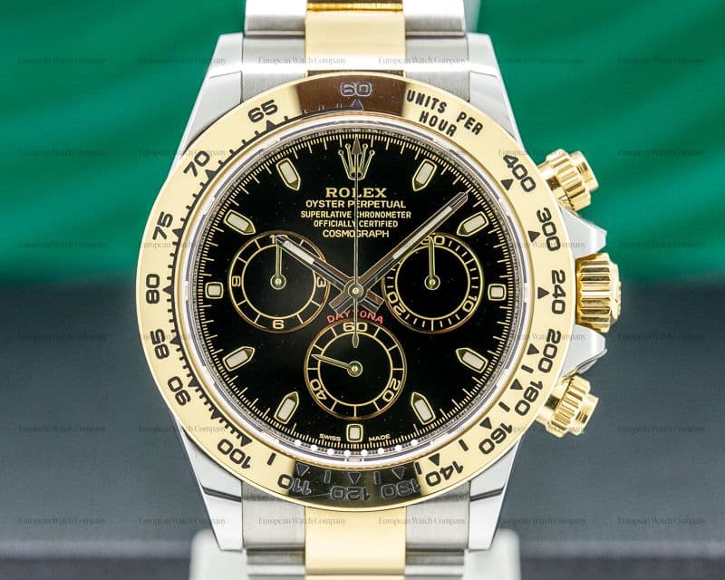 Rolex Daytona Black Dial 18K / SS FULL SET 2019
