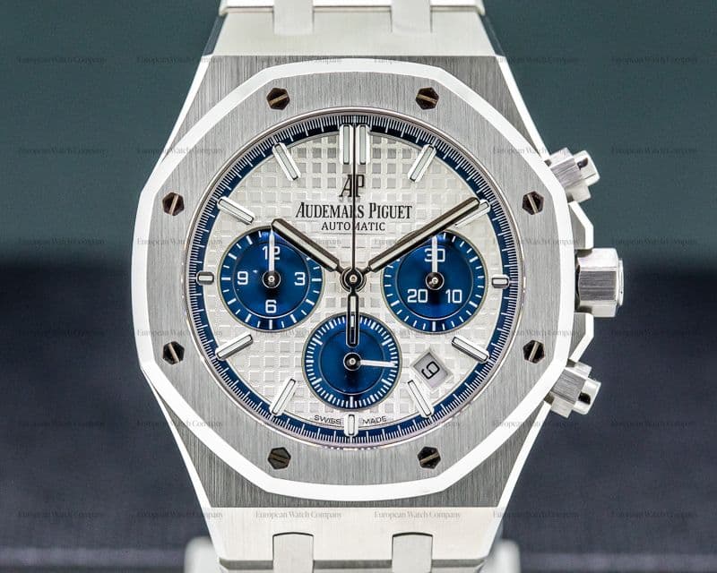 Audemars Piguet Royal Oak Chronograph Silver Dial SS 38MM UNWORN