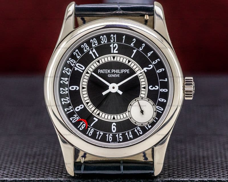 Patek Philippe Calatrava Grey Dial 18K White Gold / Deployant