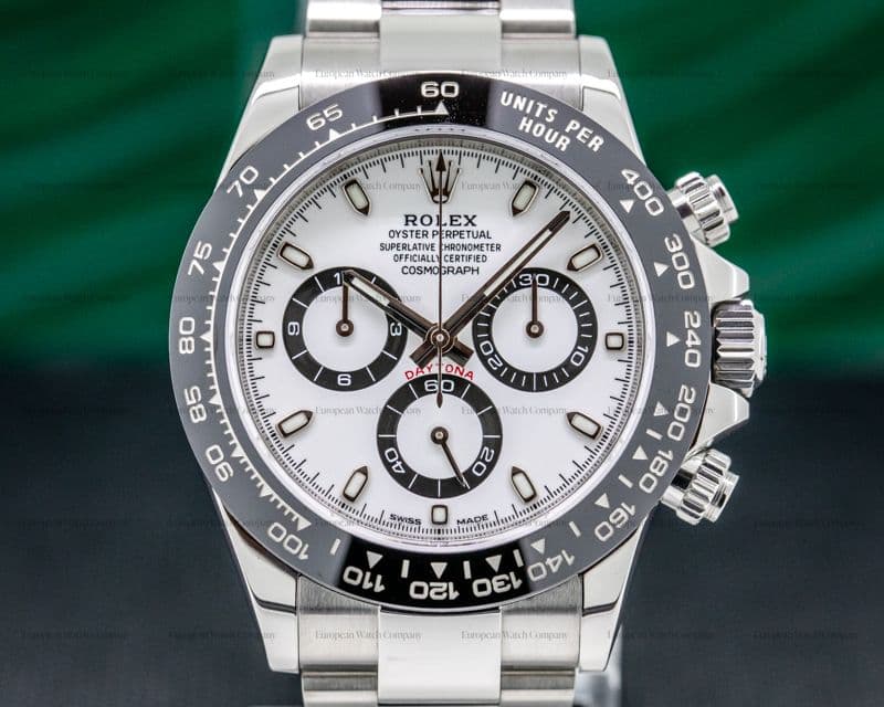 Rolex Daytona Ceramic Bezel SS / White Dial