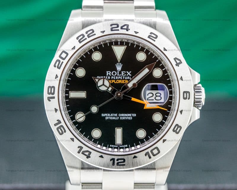 Rolex Explorer II Black Dial SS / FULL SET