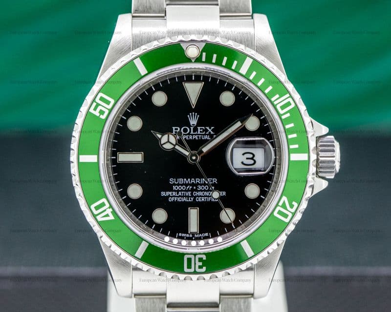 Rolex Submariner 50th Anniversary SS Green Bezel