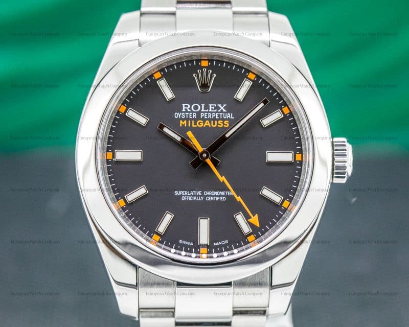 Rolex Milgauss SS Black Dial