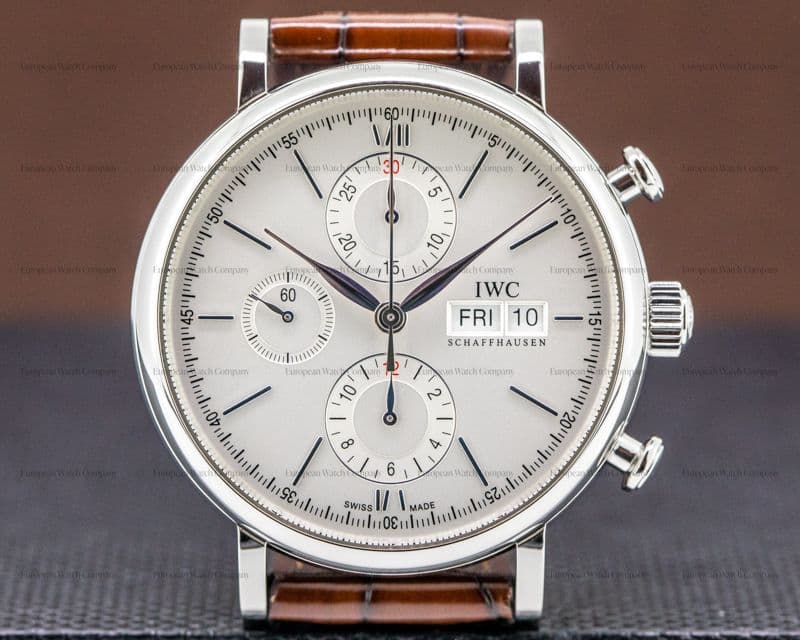 IWC Portofino Chronograph SS Silver Dial