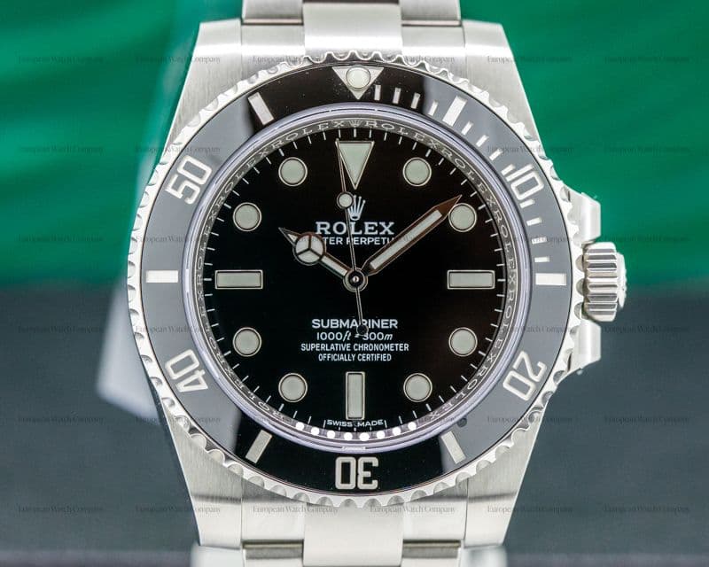 Rolex Submariner No Date Ceramic Bezel SS UNWORN