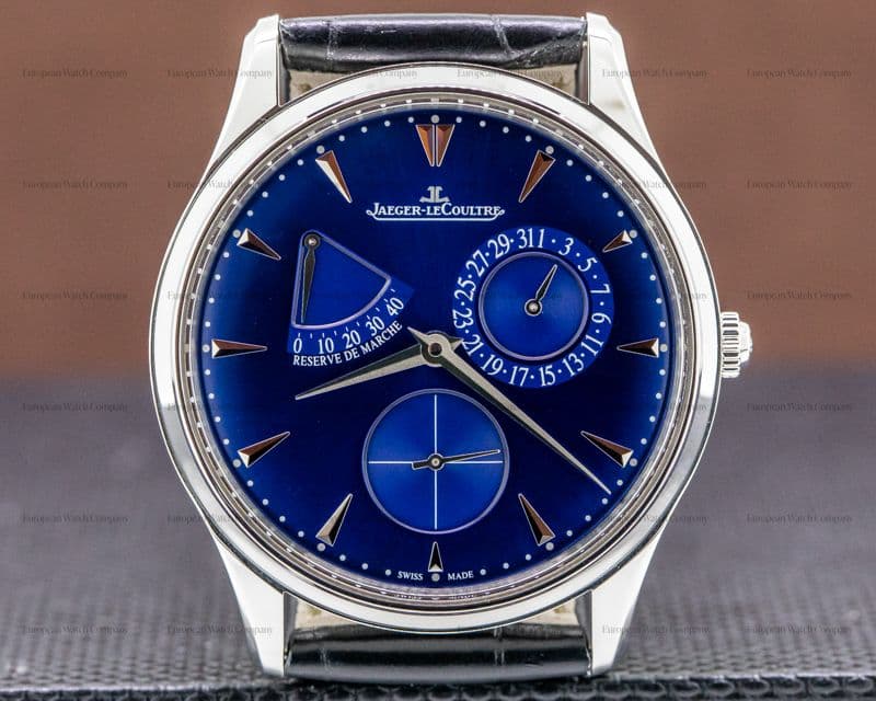 Jaeger-LeCoultre Master Reserve de Marche SS Blue Dial