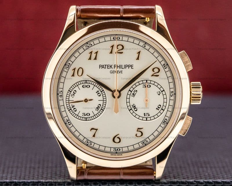 Patek Philippe Chronograph 5170 18K Rose Gold Silver Dial