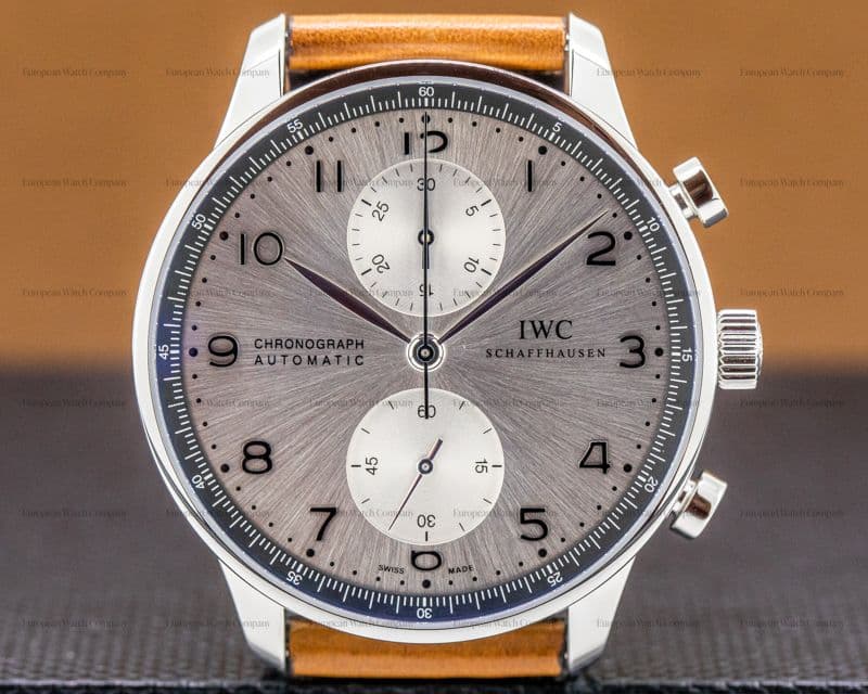 IWC Portuguese Chronograph LTD "Zurich Boutique" SS Silver Dial