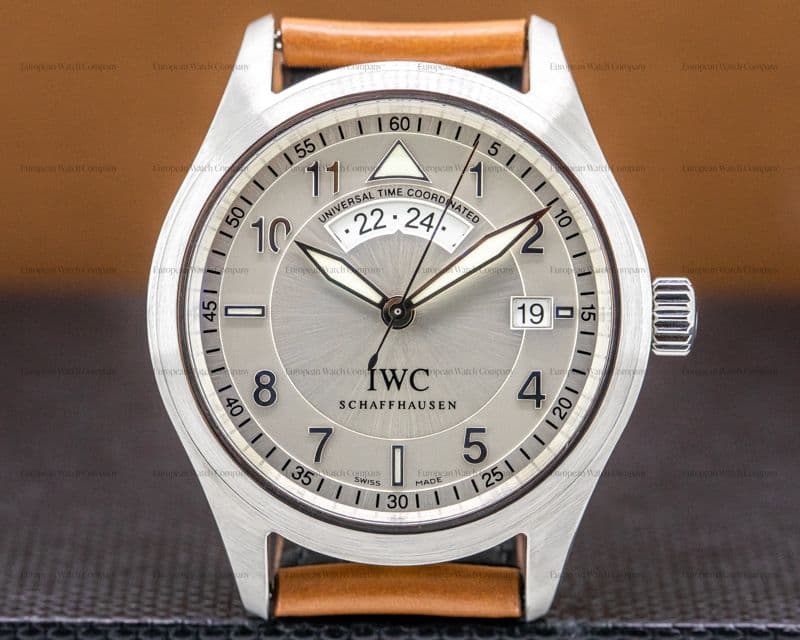 IWC UTC Spitfire SS Silver Dial