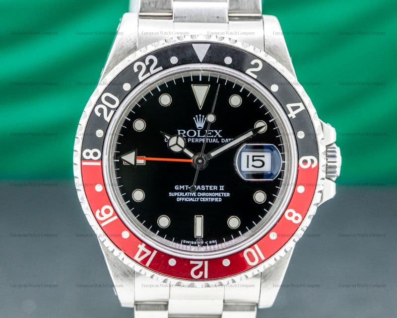Rolex GMT Master II SS Red / Black Coke