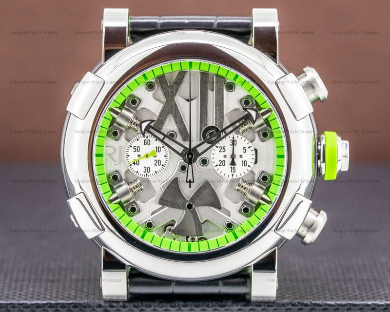 Romain Jerome Steampunk Chronograph SS Limited Green