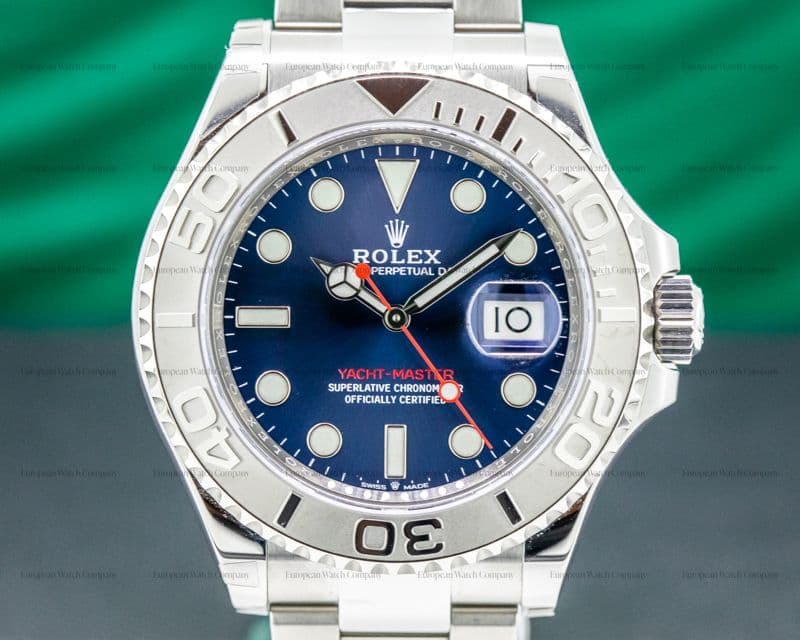 Rolex Yacht Master SS Blue Dial / Platinum Bezel UNWORN