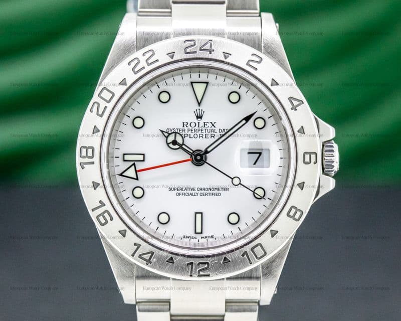 Rolex Explorer II White Dial SS