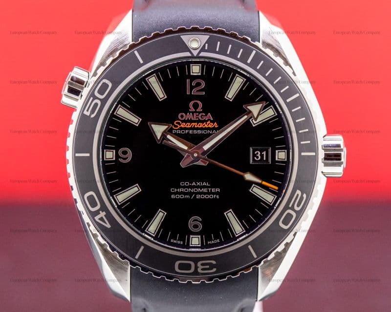 Omega Seamaster Planet Ocean Co-Axial SS / Rubber 45.5MM