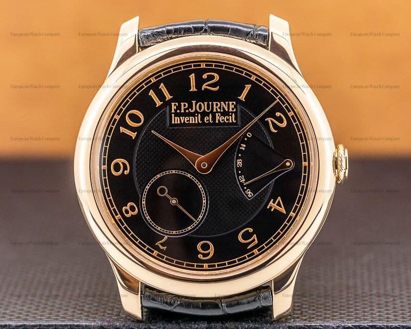 F. P. Journe Chronometre Souverain 18k Rose Gold Black Dial BOUTIQUE