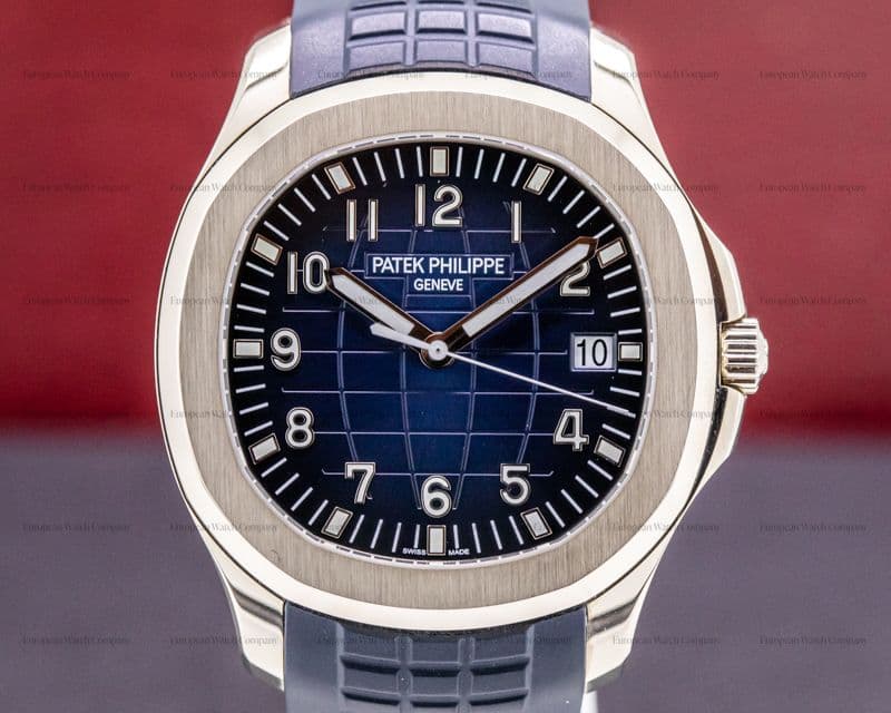 Patek Philippe Aquanaut 5168G 18K White Gold / Blue Dial UNWORN