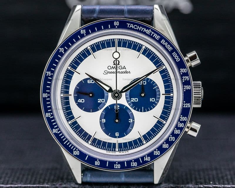 Omega Speedmaster CK 2998 Silver / Blue Dial LIMITED