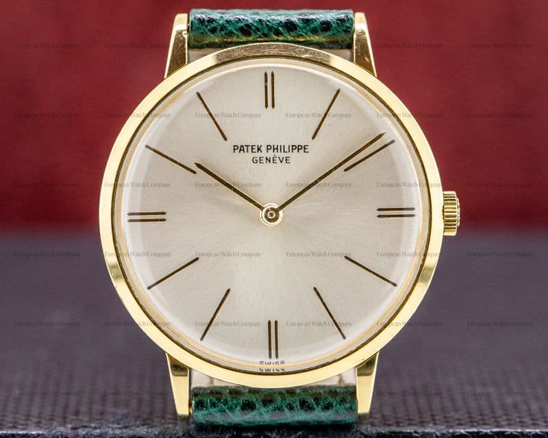 Patek Philippe Vintage 3468 Manual Wind 18k Yellow Gold