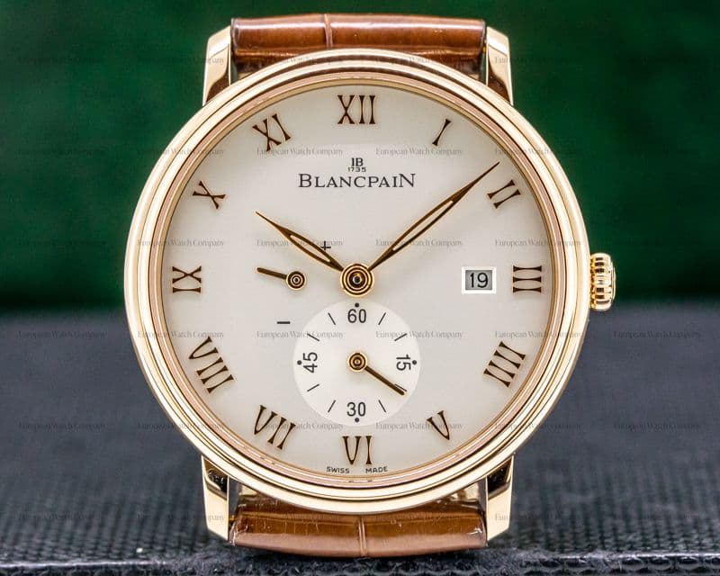 Blancpain Villeret Small Seconds Power Reserve 18k RG Manual Wind 40MM