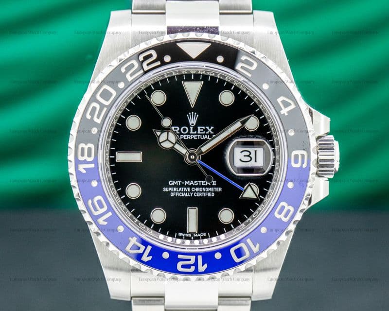 Rolex GMT Master II Ceramic Black & Blue "Batman" SS