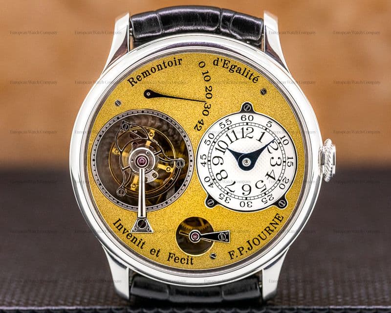 F.P. Journe Tourbillon Souverain Platinum BRASS MOVEMENT 38MM COMPLETE FPJ SERVICED
