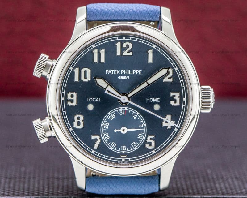 Patek Philippe Mid Size 7234A Calatrava Pilot Travel Time "Singapore" Limited UNWORN
