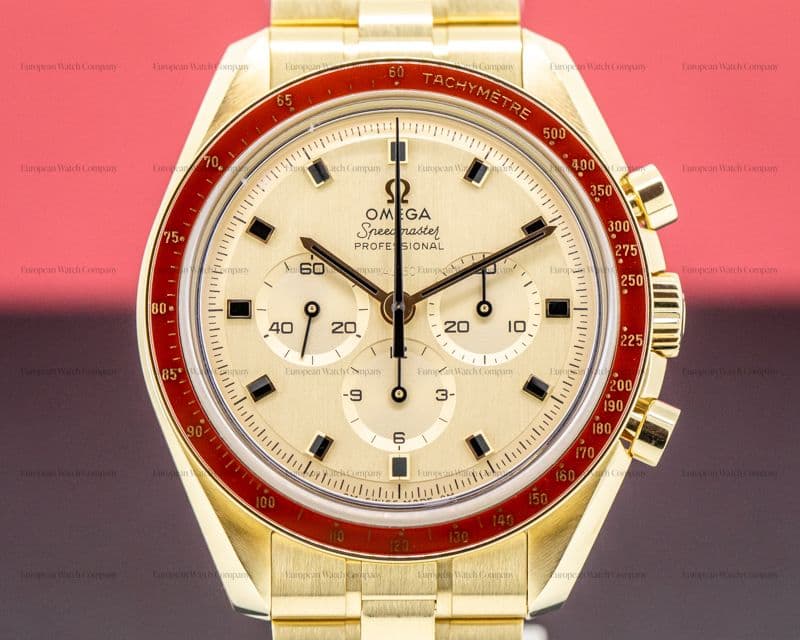 Omega Apollo XI 50th Anniversary Speedmaster 18K Yellow Gold
