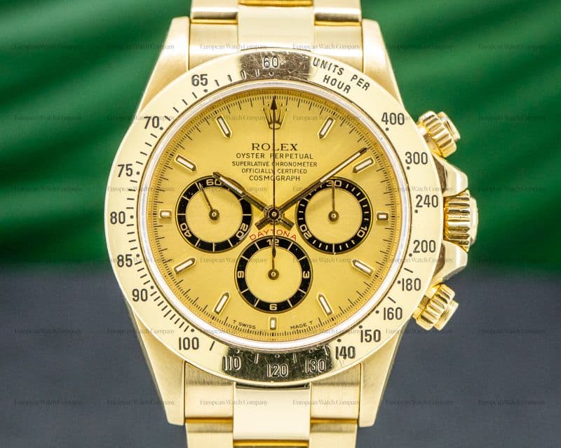 Rolex Daytona 16528 Zenith Gold Dial 18K / Bracelet
