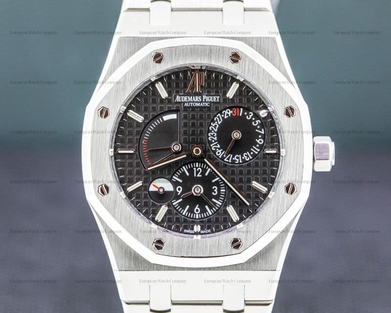 Audemars Piguet Royal Oak Dual Time SS Black Dial FULL SET