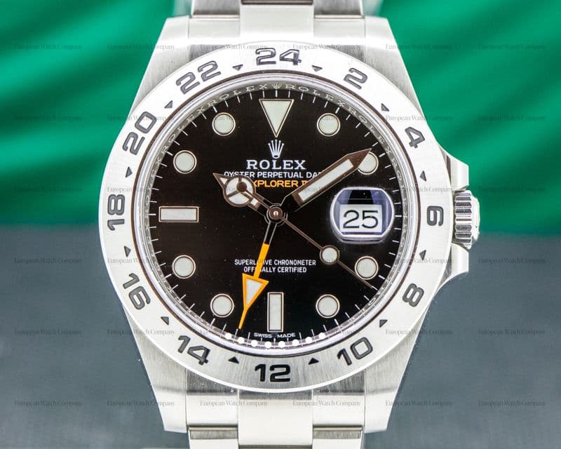 Rolex Explorer II 216570 Black Dial SS 2018