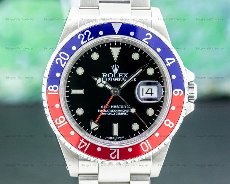Rolex GMT Master II SS Red / Blue Pepsi Bezel
