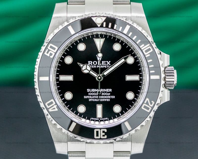 Rolex Submariner 114060 No Date Ceramic Bezel 2020