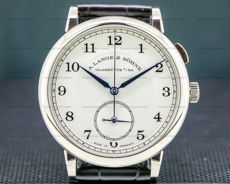 A. Lange and Sohne 1815 Homage to Walter Lange "Jumping Seconds" Limited 18K White Gold