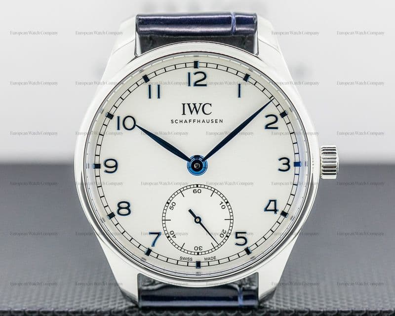 IWC Portugieser Automatic 40mm SS Silver Dial / Blue Numerals